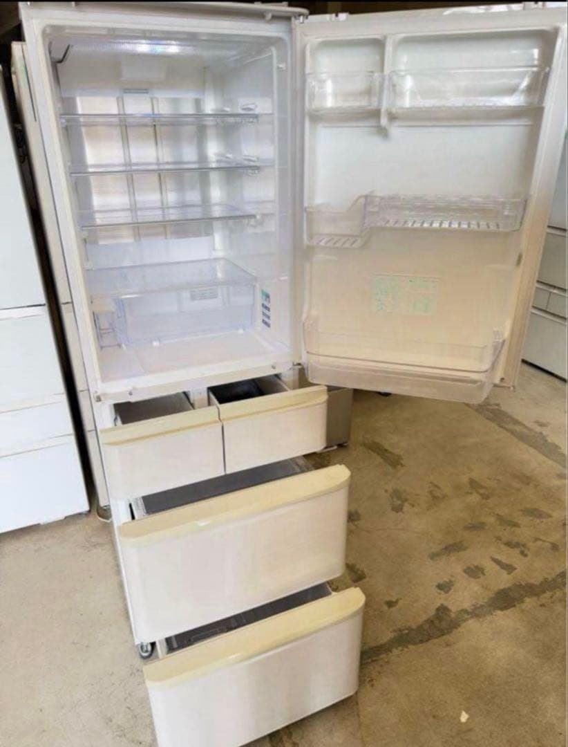 2014年式 424L シャープ 冷蔵庫 SJ-PW42Y-S