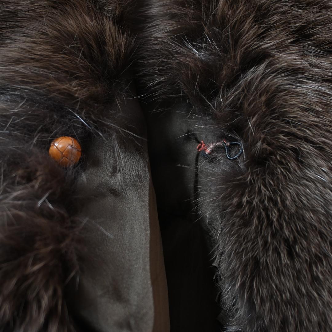 520! Malvoisie セミロングファーコート カラーフォックス ブラウン