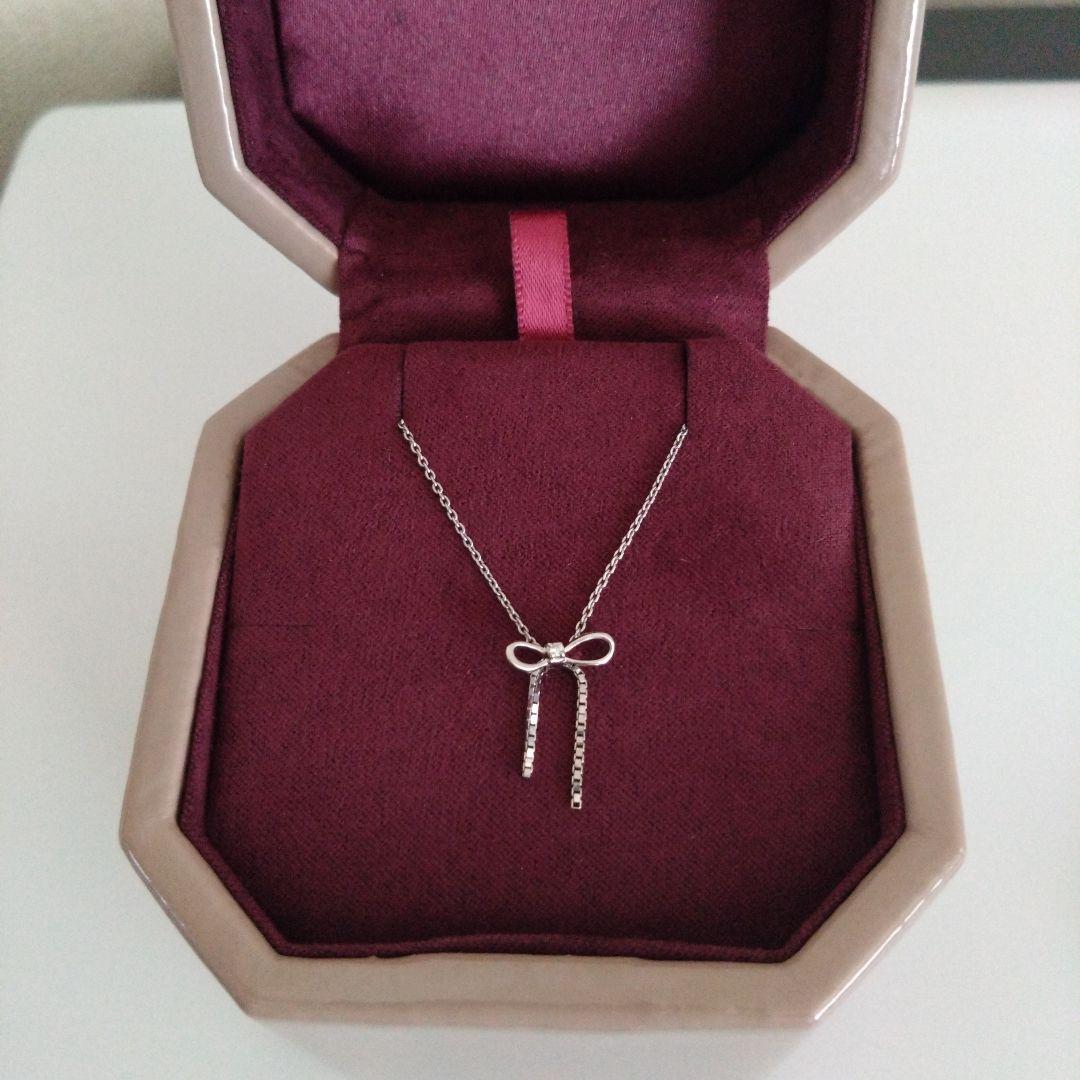 スタージュエリーWinter限定 INFINITY BOW　ネックレス