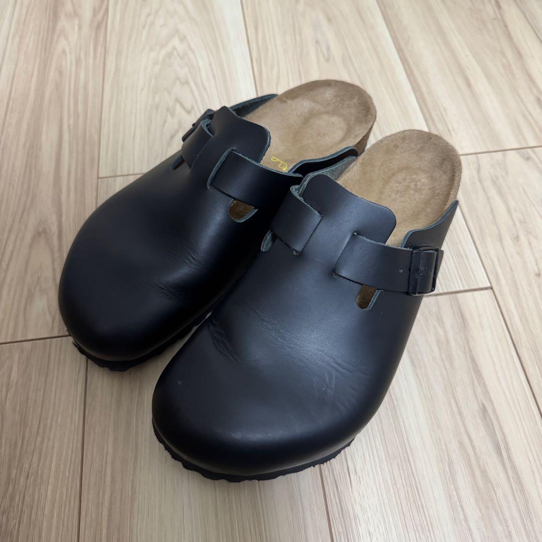 ビルケンシュトック ボストン 黒 スムースレザー 28.0 43
