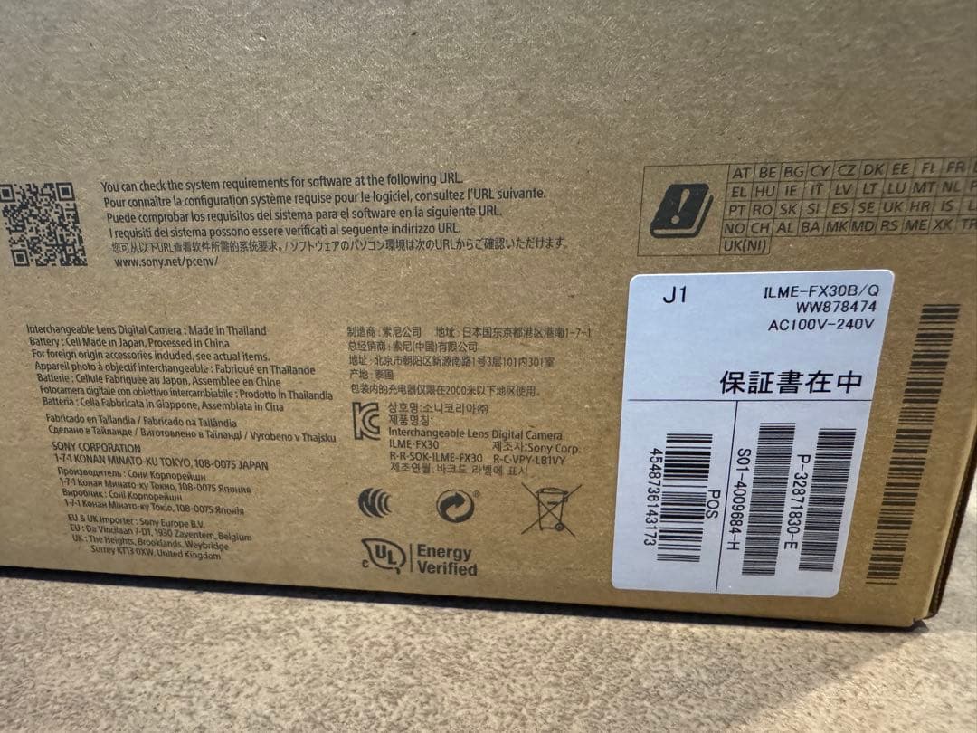 ほぼ未使用⭐︎SONY α Cinema Line FX30 ボディ