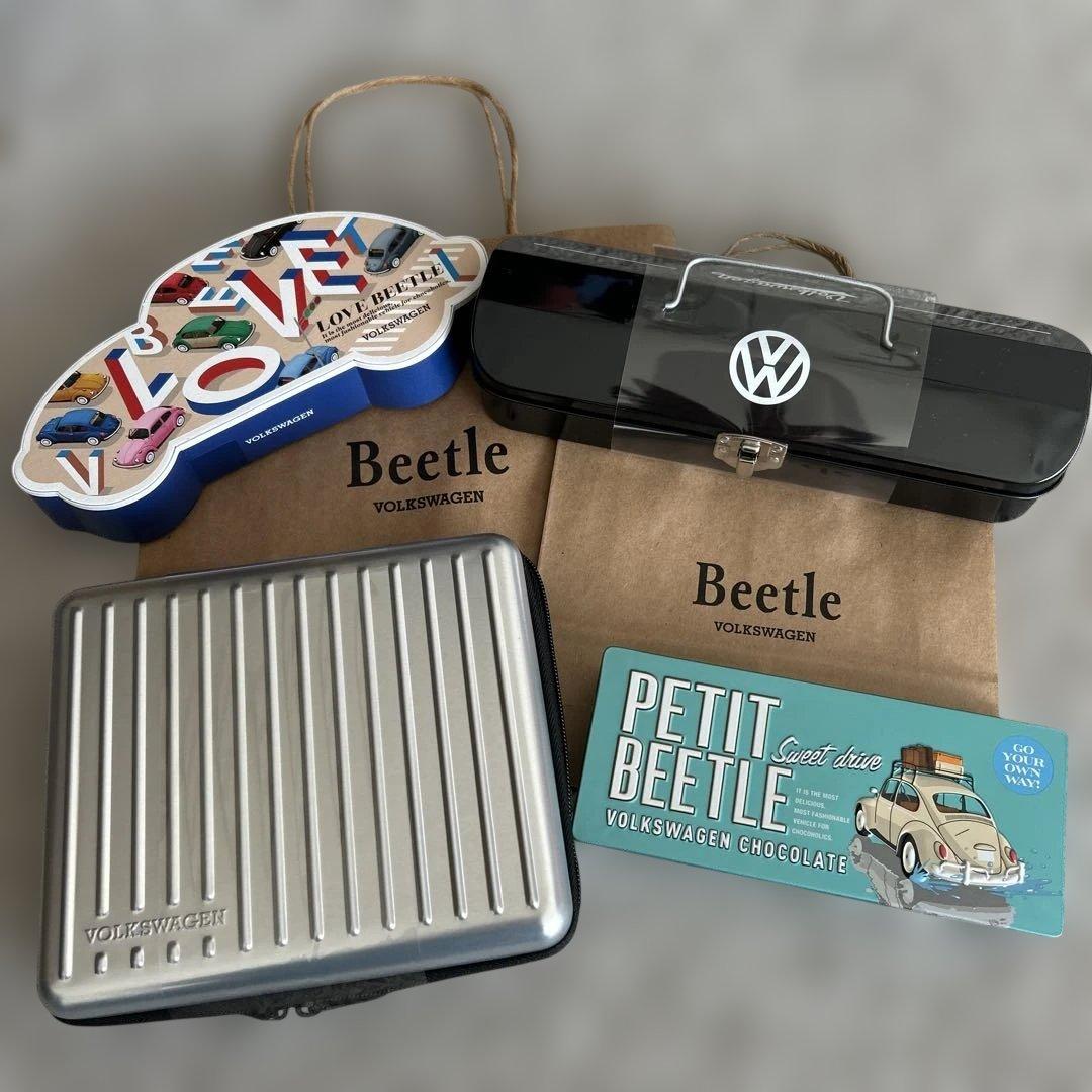 モロゾフ✖️ビートル☆トラベル　プチ　ラブ　スチールコンテナ　チョコ 2026