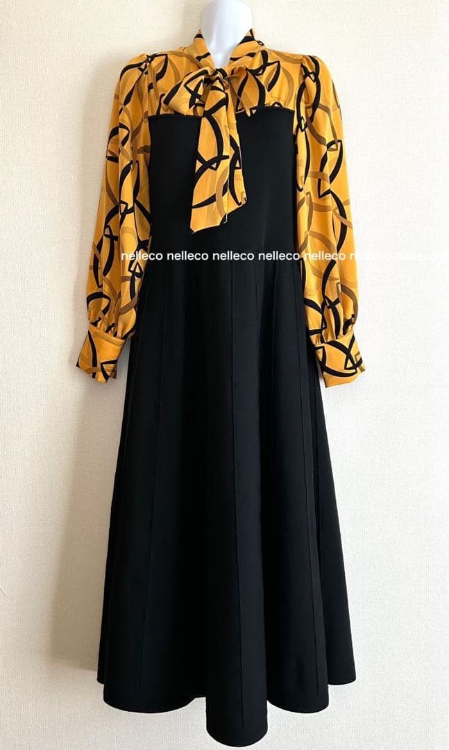 ❤️タグ付き新作　2.6万円　異素材ドッキングワンピース／アナイ　ロートレアモン