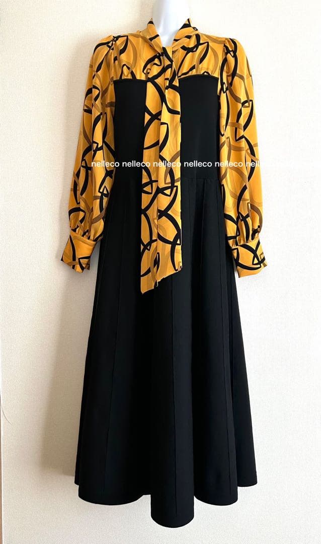 ❤️タグ付き新作　2.6万円　異素材ドッキングワンピース／アナイ　ロートレアモン