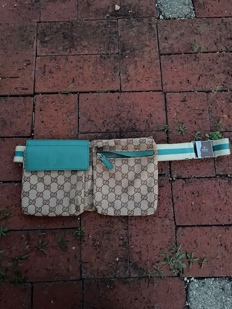 GUCCI CGキャンバス　ウエストポーチ　ボディバック