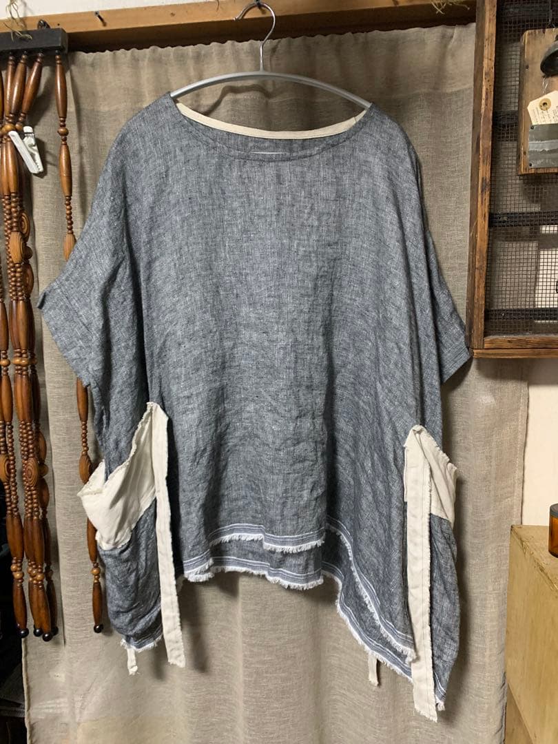 5.作家さん ハンドメイド リネン チュニック