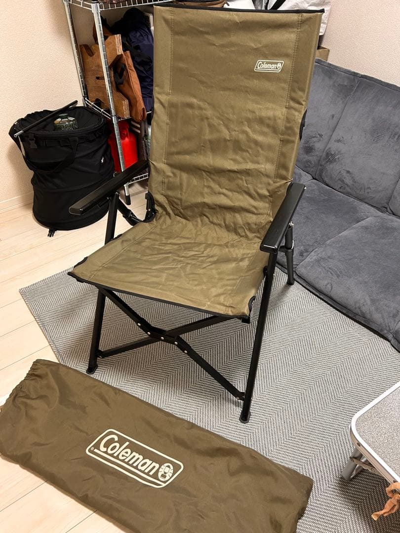 Coleman レイチェア(リクライニング付）オリーブ