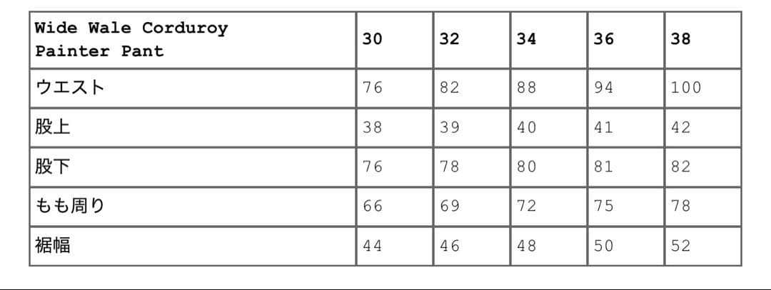 シュプリームsupreme CorduroyPainter Pant W34