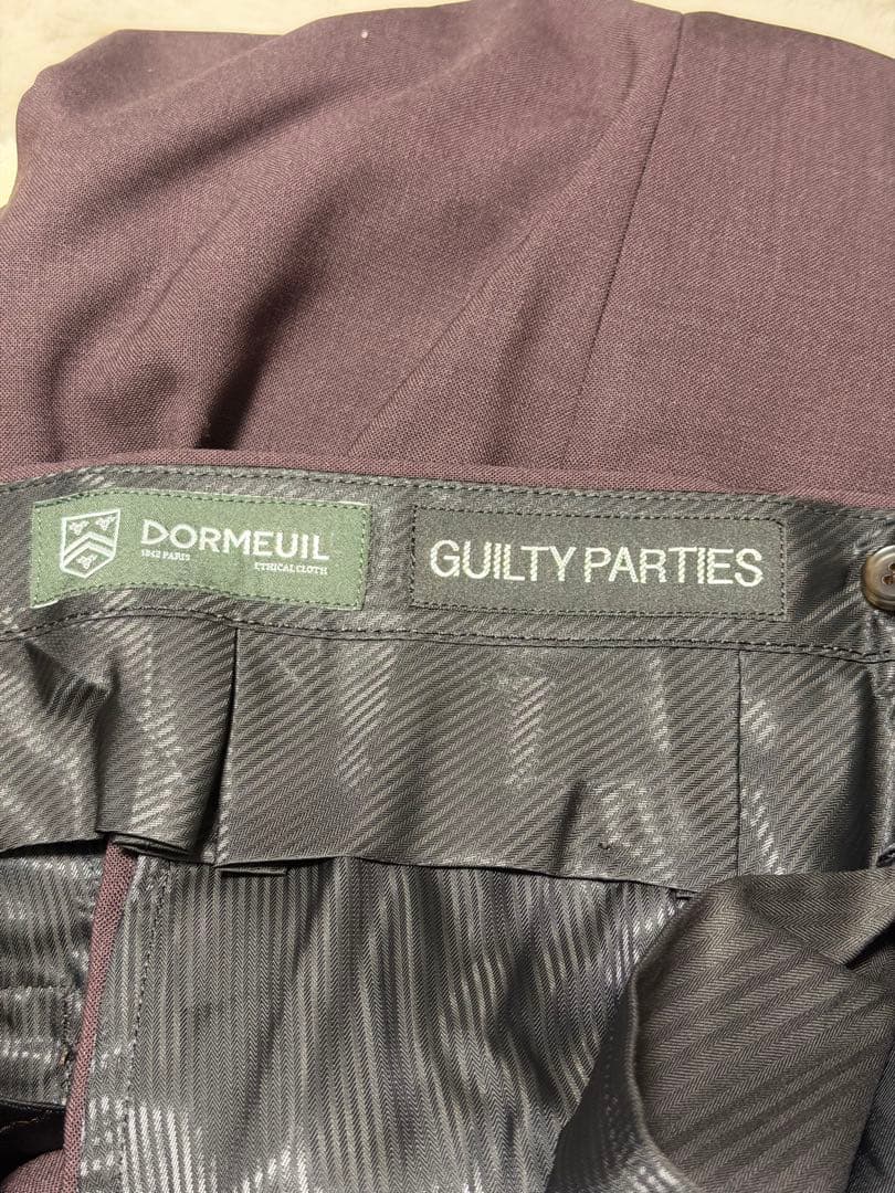 新品未使用　WACKOMARIA ウールスラックス L D-PURPLE