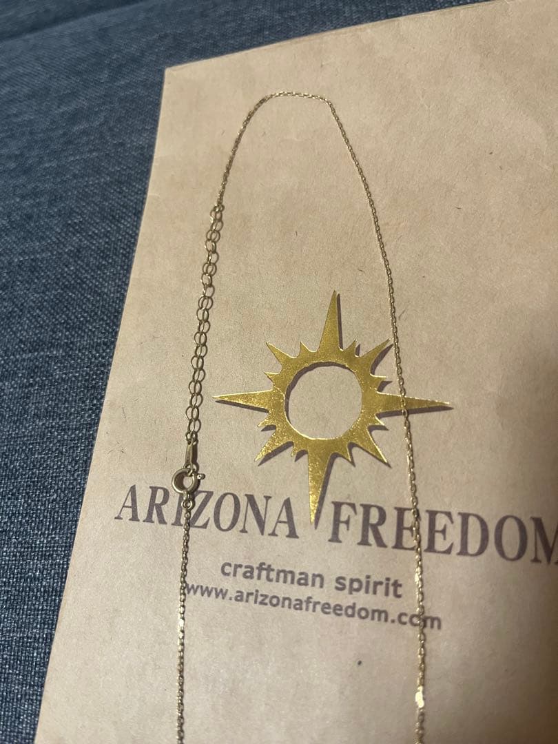 マイケルアリゾナフリーダム k18 チェーン ネックレス　ゴールド