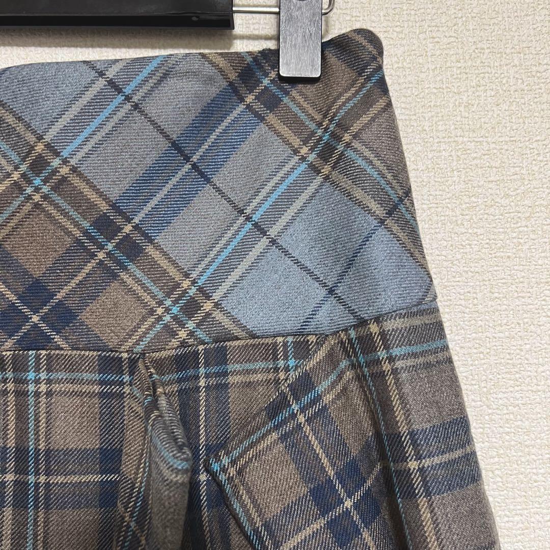 ヴィヴィアンウエストウッド チェック 変形スカート　ミニ
