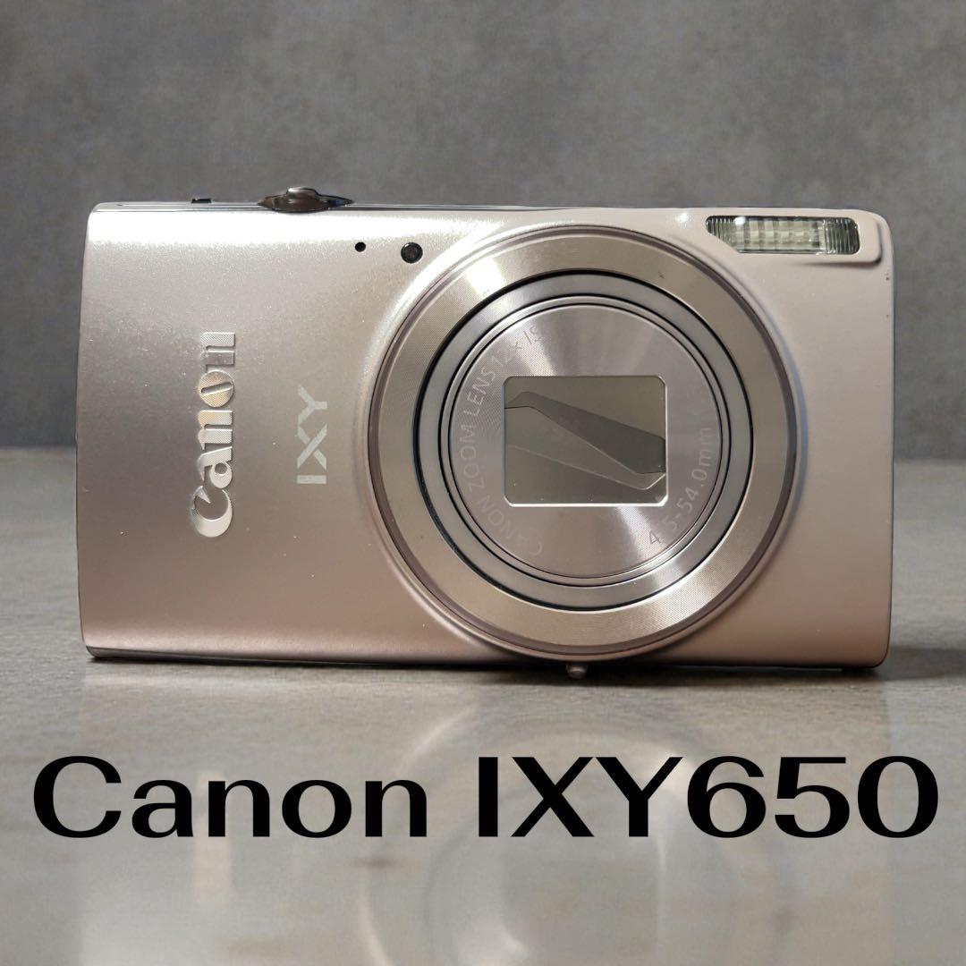 【美品】 Canon IXY650 純正充電器 純正バッテリー リングストラップ