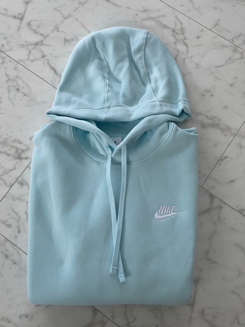 NIKE ナイキ スウェット パーカー 水色 S
