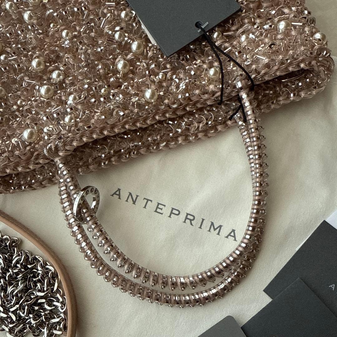 アンテプリマ ペルラ グリッターミディアム/サーモンピンクシルバー