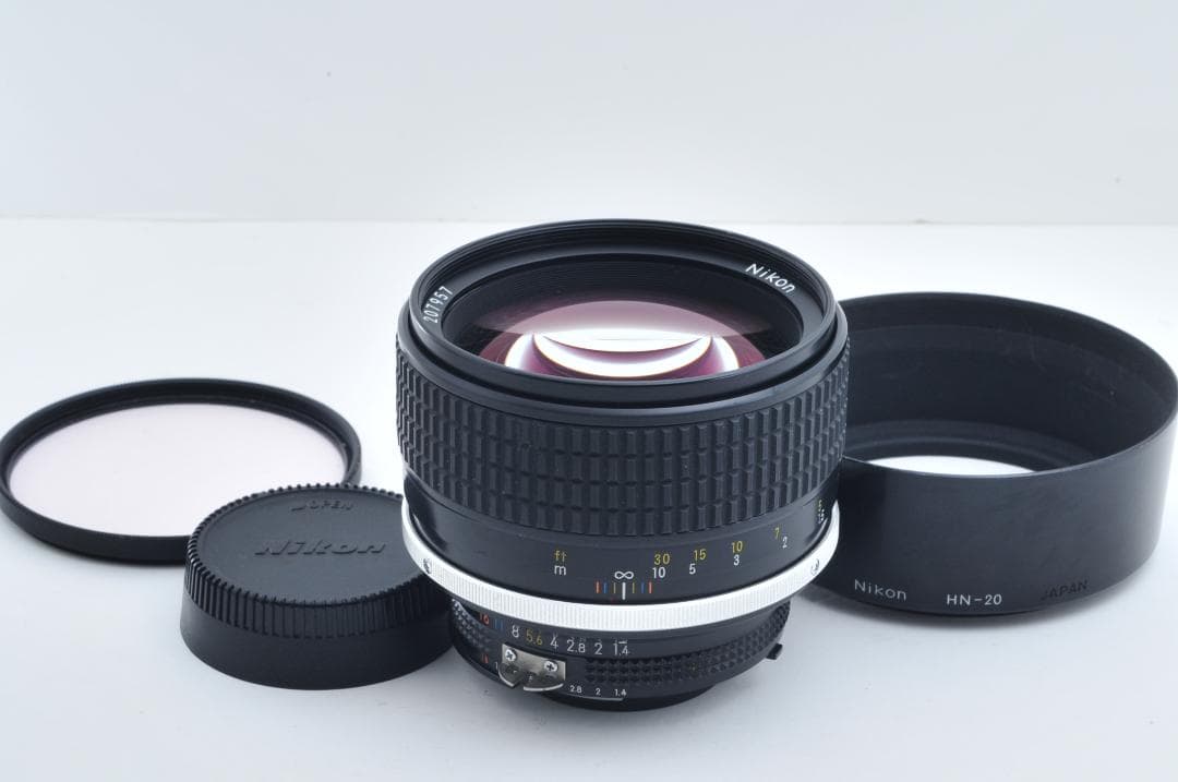 ニコン Nikon NIKKOR 85ｍｍ F1.4 Ai-s ≪油染み無し≫