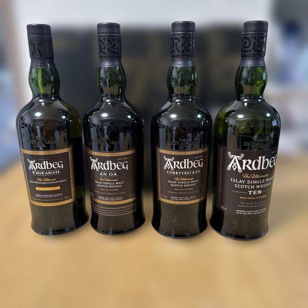 4本セット　アードベッグ・コリーヴレッカン・ウーガダール・ANOA・10年