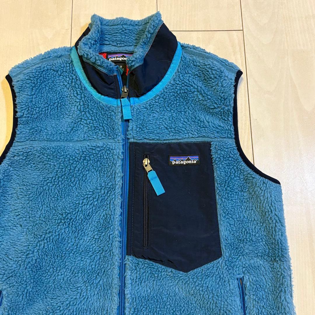 【破格】　patagonia メキシコ製　レトロX ボアフリースベスト　防風　M