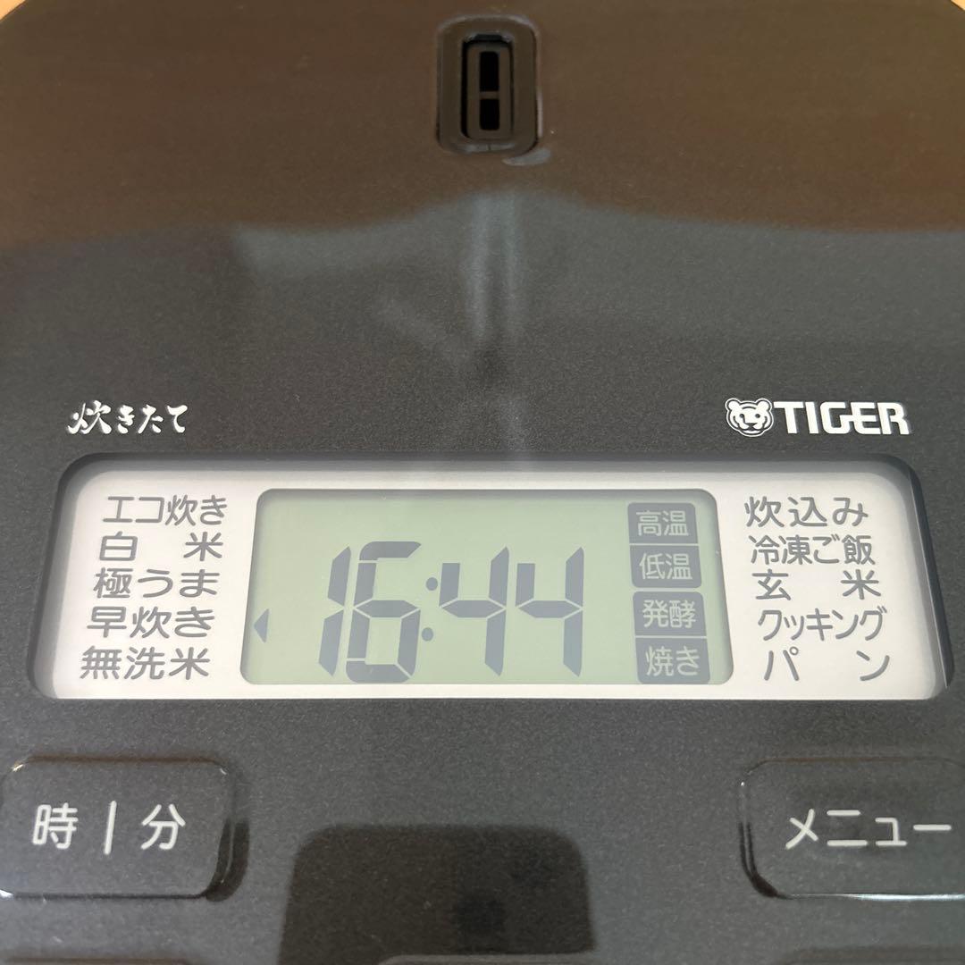 タイガーマイコンジャー炊飯器「炊きたて」JBS-A055(黒)2024年製