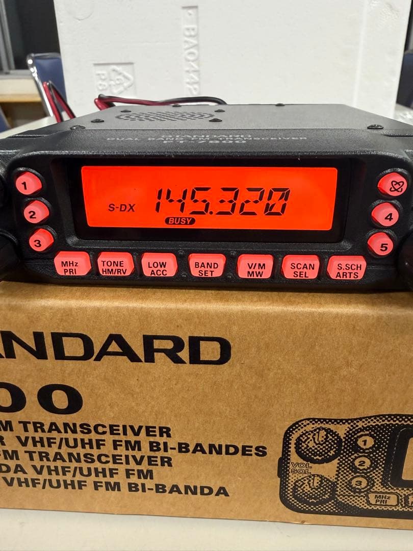 STANDARD FT-7800 デュアルバンド受信機　モービル機