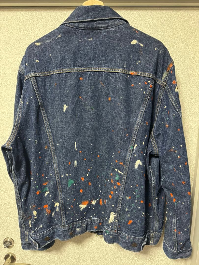 ご*う様 Levi's ENDリーバイス×エンド XL ペイント加工 デニムジャ