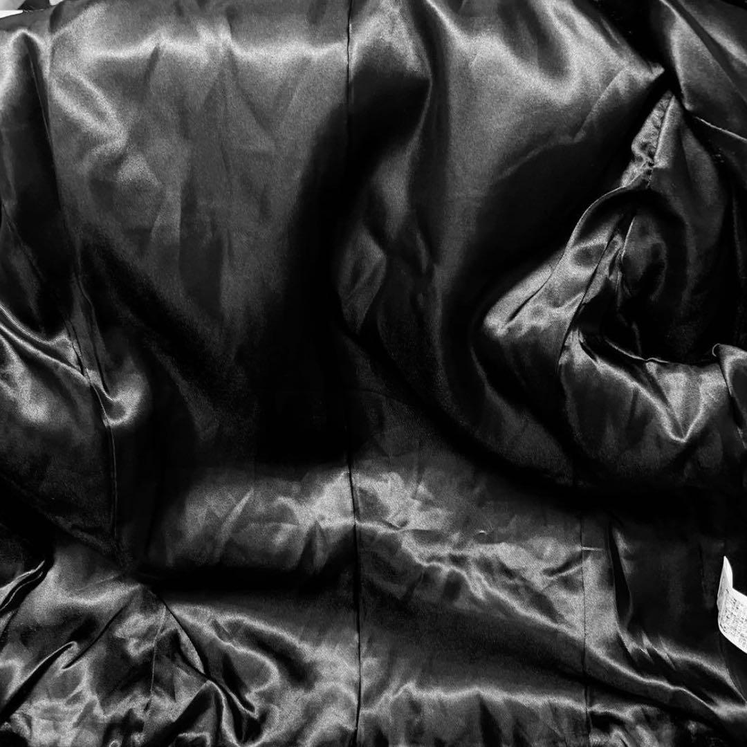 ラビットファー コート 黒 平成ギャル y2k ロック パンク ダークコア