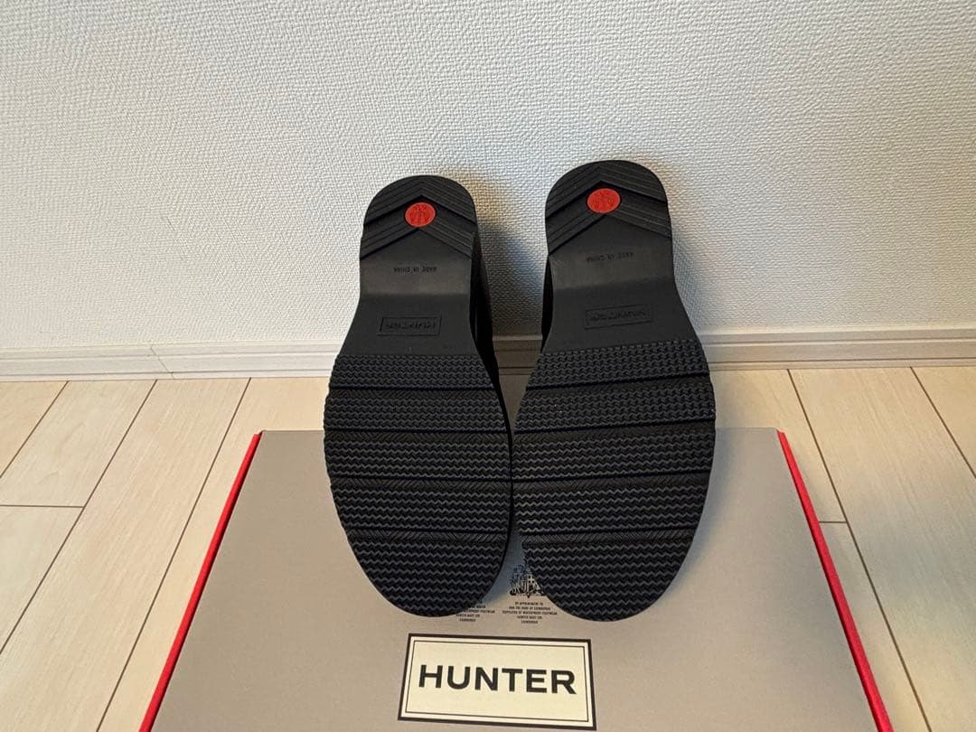 ハンター HUNTERプレイショートネオプレンウェリントンブーツ ブラック