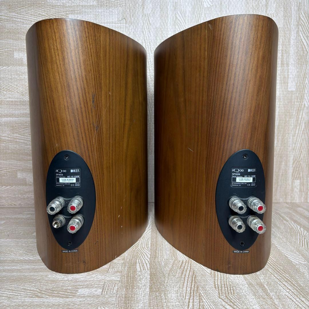 KEF iQ30 ペア ブックシェルフ スピーカー 音響 オーディオ ジャンク