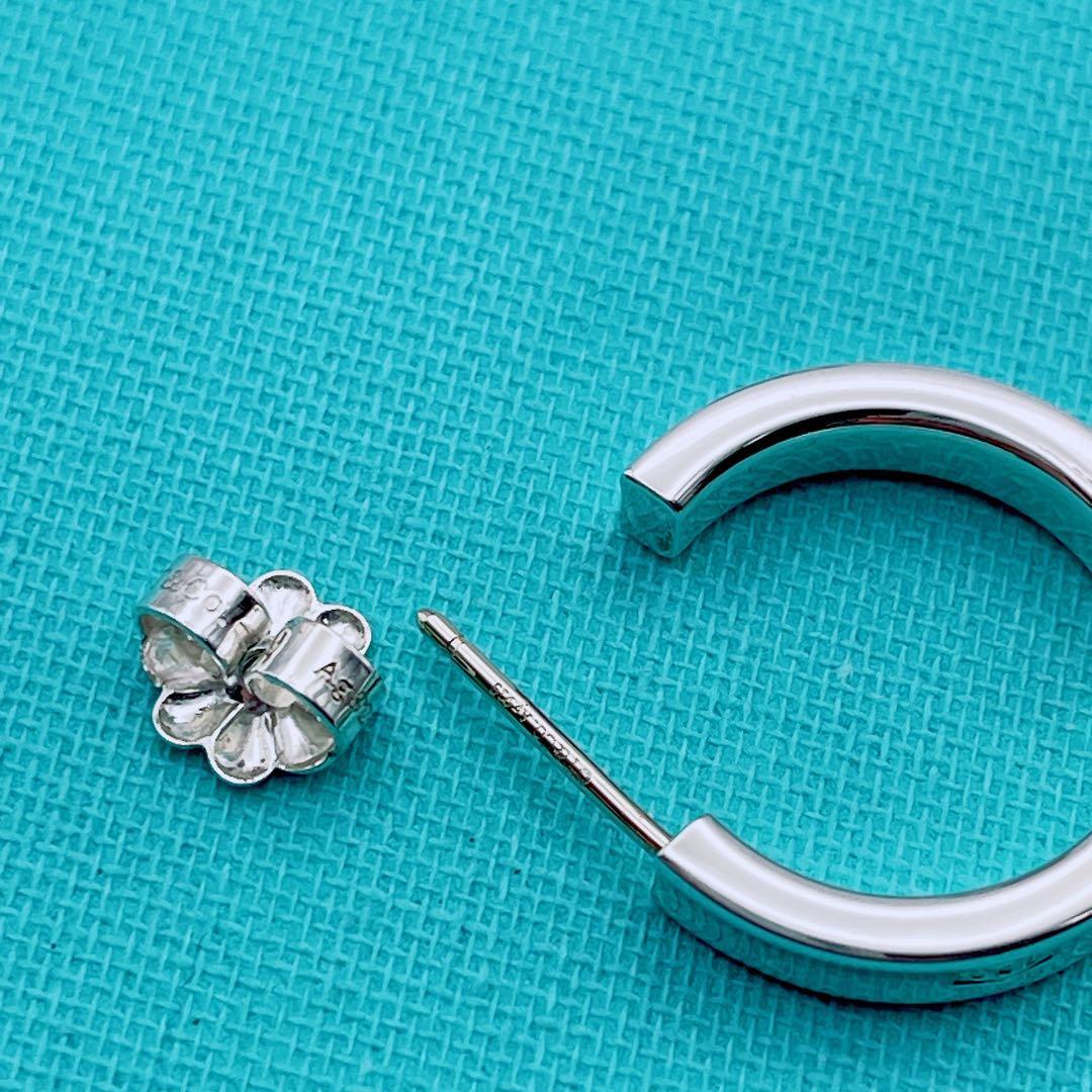 Tiffany & Co. ピアス　ナロー　フープ　シルバー　片耳