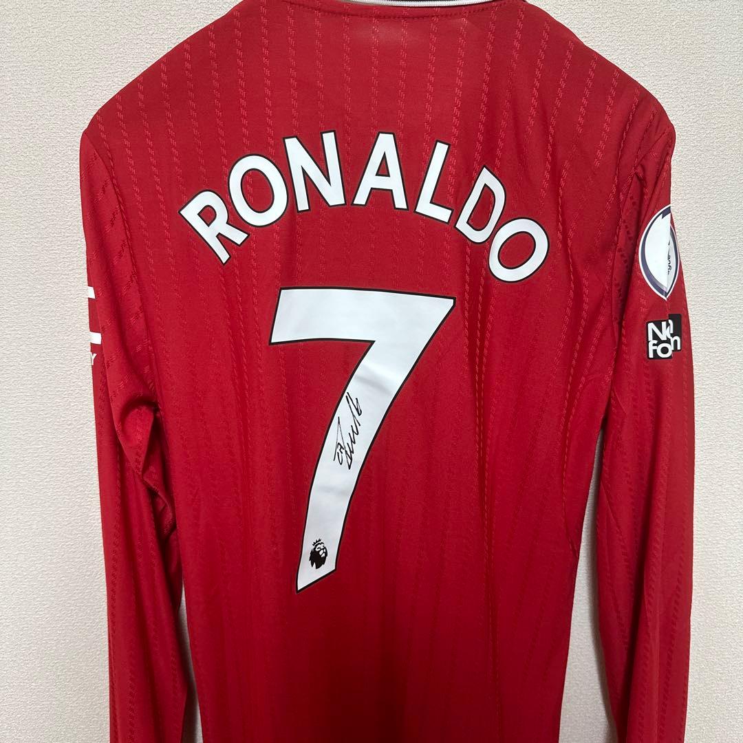 【超レア】ロナウド ユニフォーム直筆サイン 証明書付 マンチェスターユナイテッド