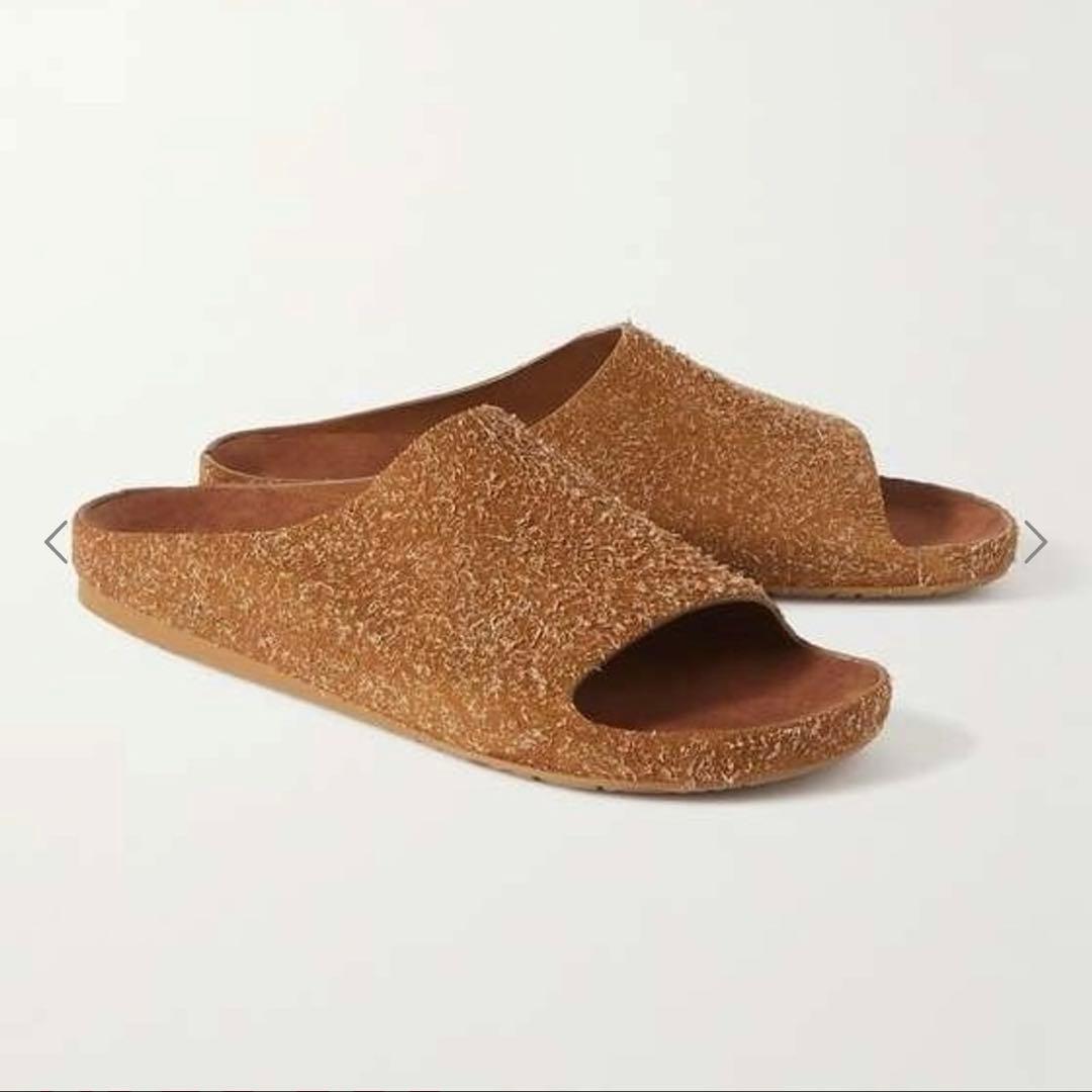 【美品】LOEWE ブラッシュスエードサンダル 41