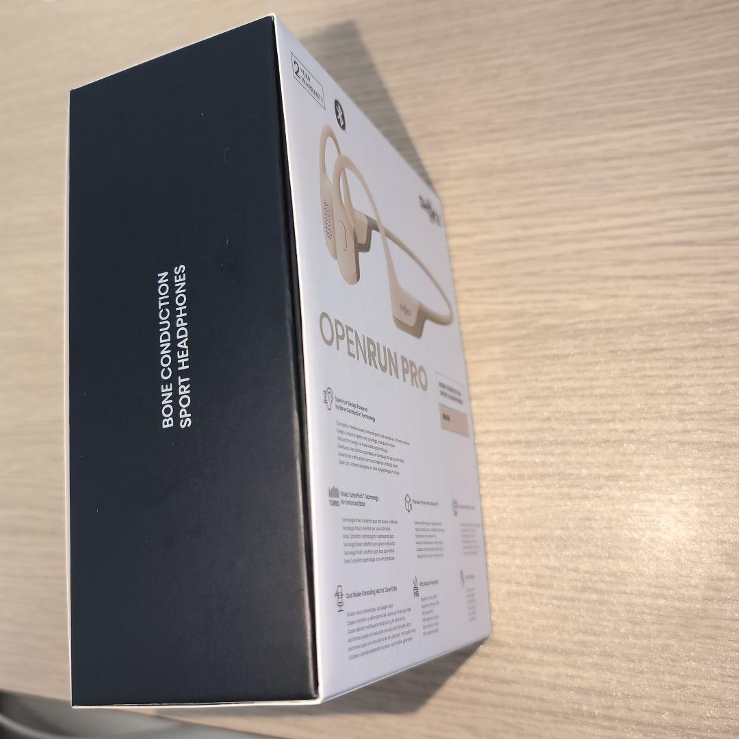 SHOKZ OPENRUN PRO 骨伝導イヤホン ベージュ