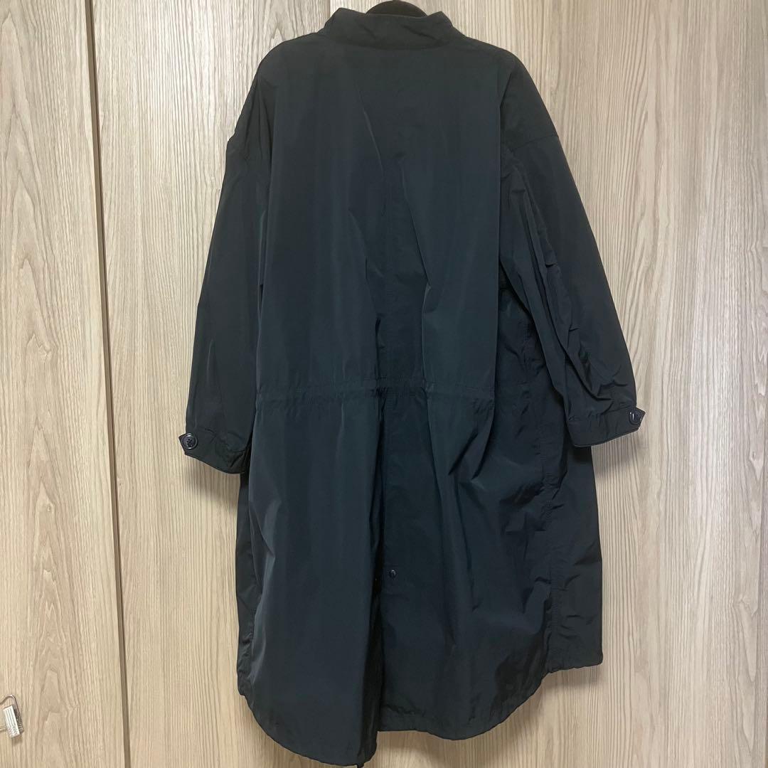 BEAMS BOY ネイビー モッズコート　SOLOTEX