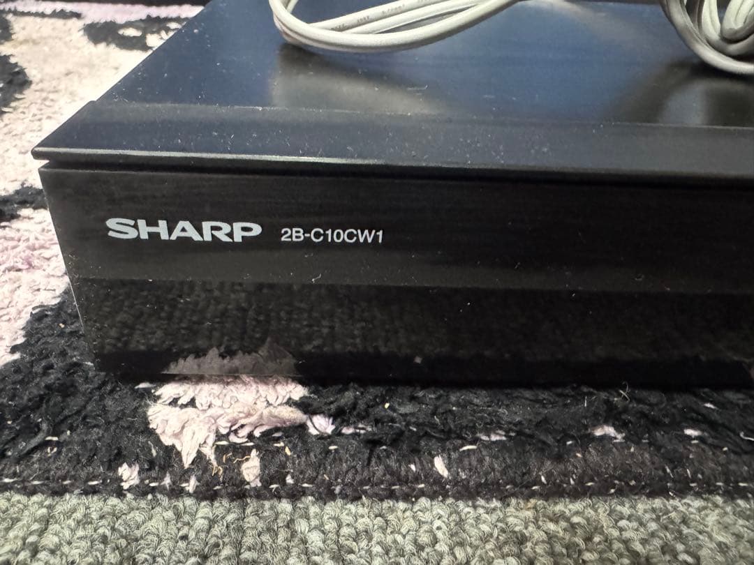 SHARP　AQUOSブルーレイレコーダー　 2B-C10CW1 2021年製