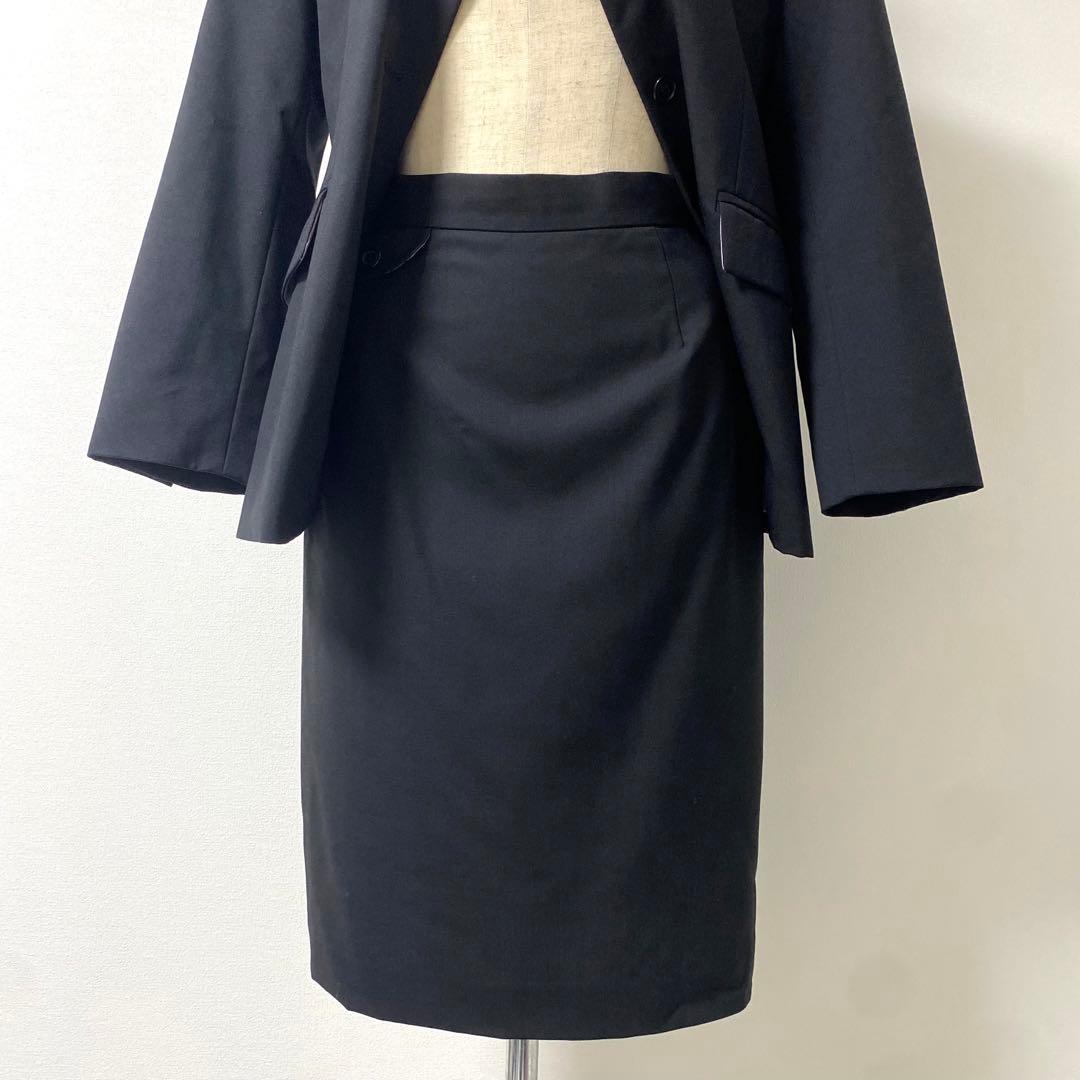 ポールスミスウーマン　スカートスーツ　ブラック　L 40 大きいサイズ