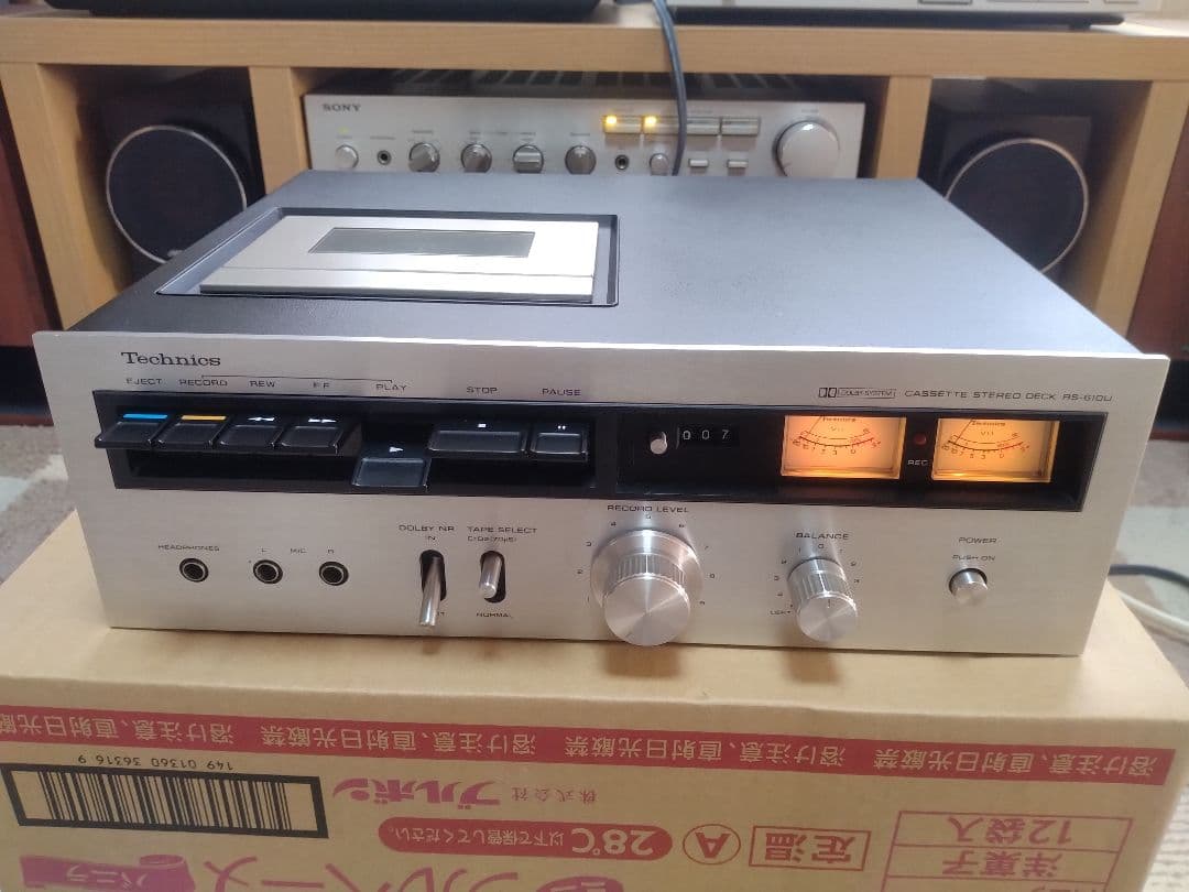 レア機! 軽整備済 Technics テクニクス RS-610U カセットデッキ