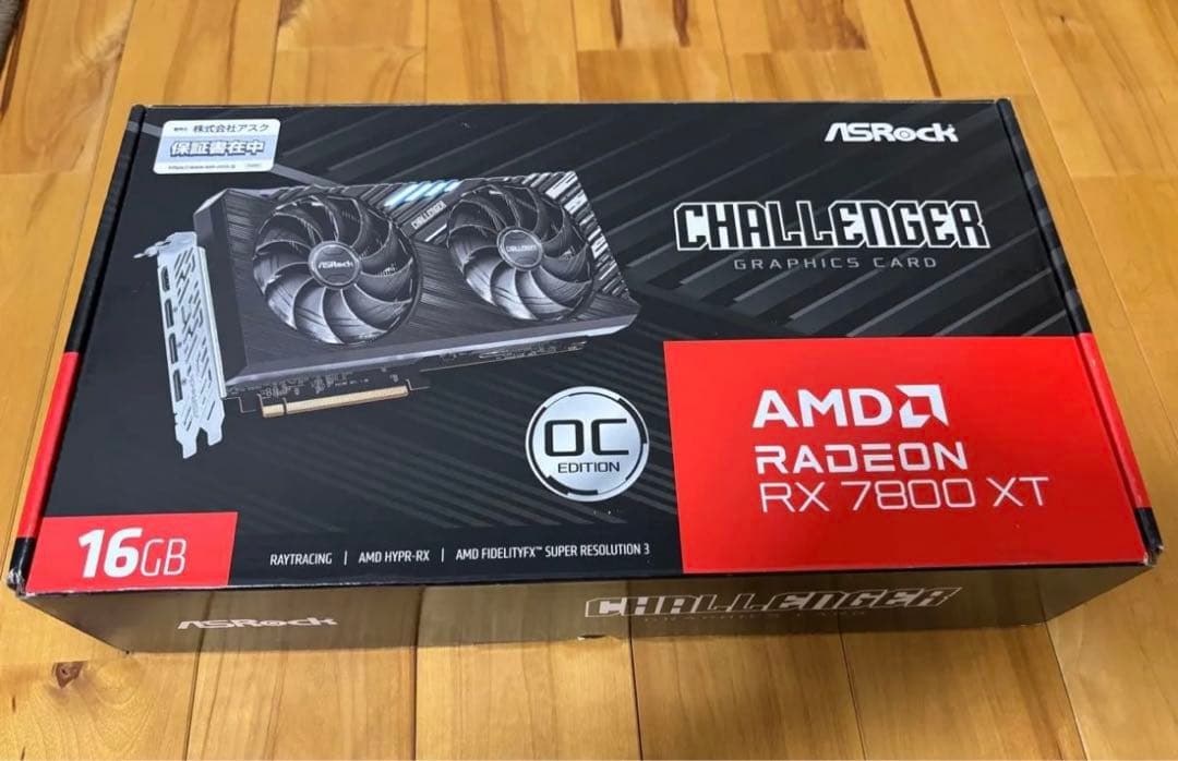 AMD Radeon RX 7800 XT 16GB 美品