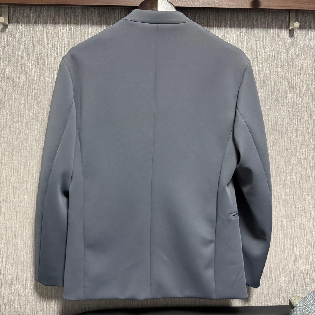 【CAMBIO(カンビオ)】ノーカラージャケット リラックスポンチ