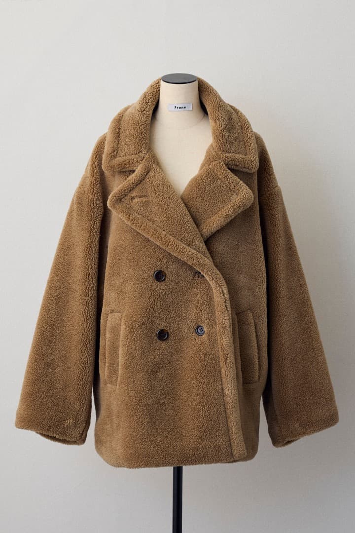 Frene　テディボアミディ丈コート　テディベア　　コート　フラーネ　アウター