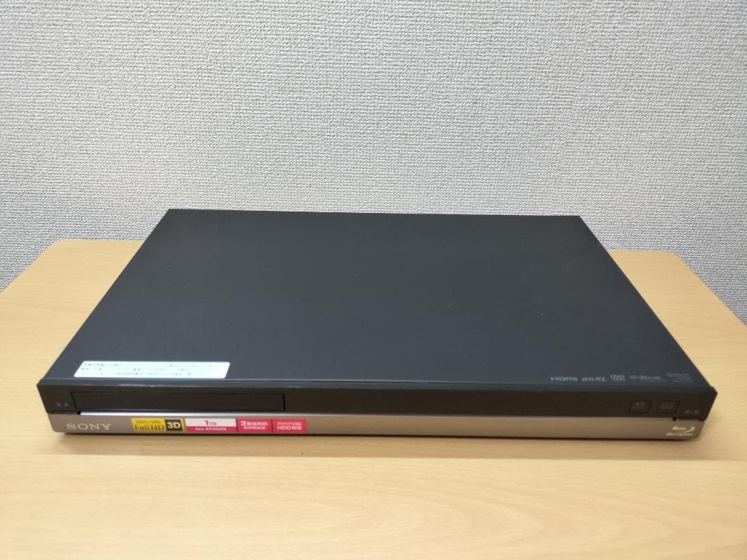 ソニー ブルーレイレコーダー 「BDZ-AT950W」 動作品①