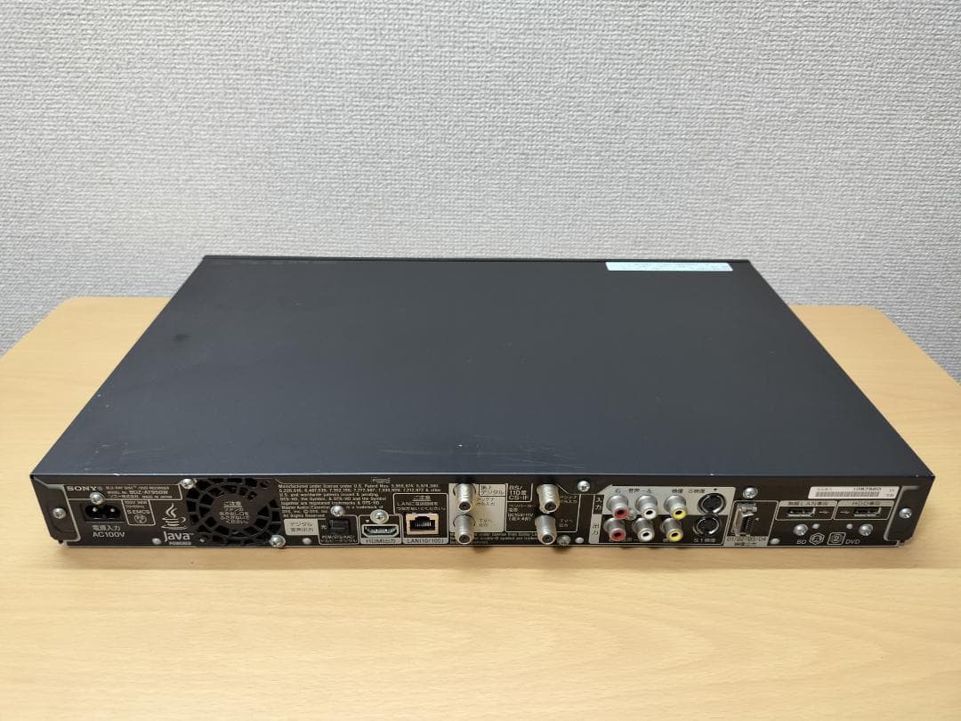 ソニー ブルーレイレコーダー 「BDZ-AT950W」 動作品①