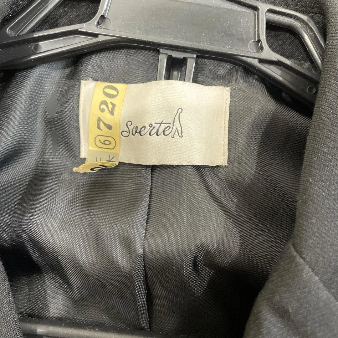 soerte セットアップ　ブラック ダブルテーラードジャケット　スラックス