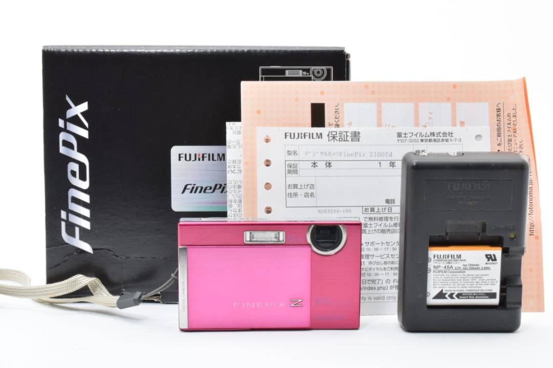 【美品】FUJIFILM FINEPIX Z100fd ピンク　動作確認済