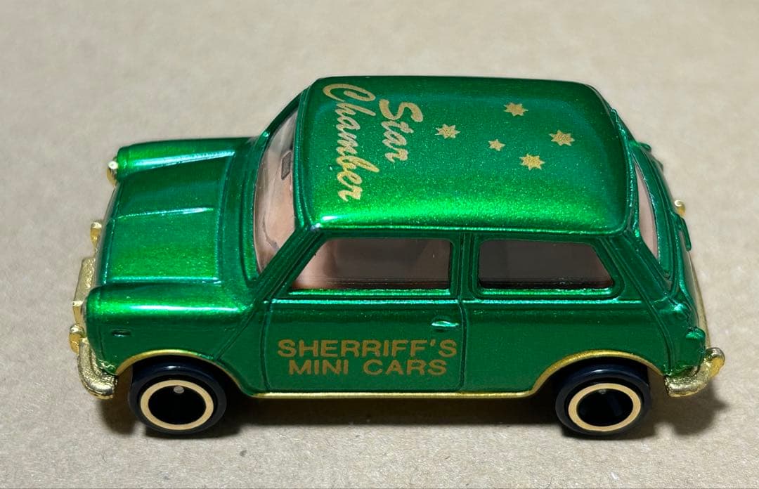 トミカ ミニクーパー シェリフ sheriff メタグリーン