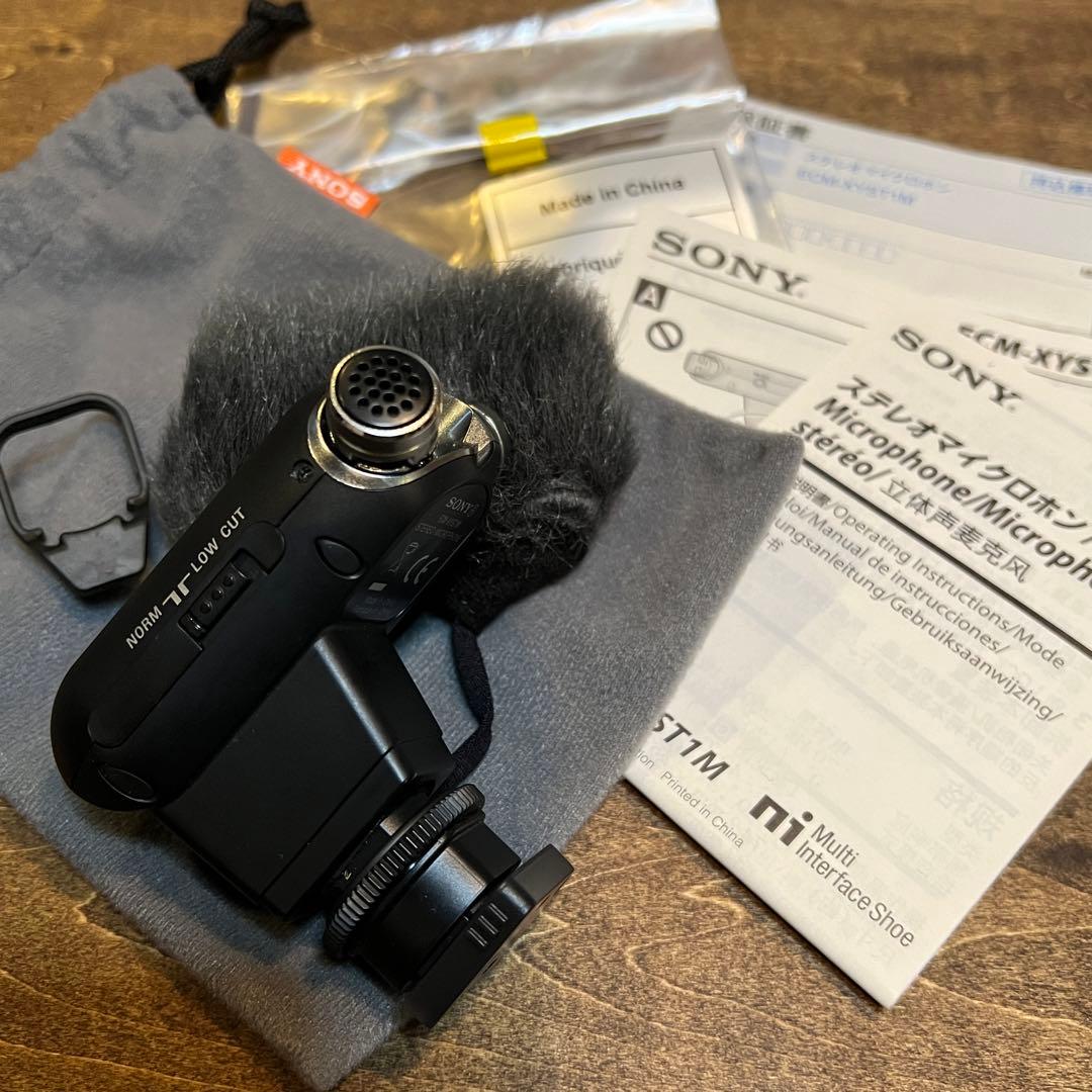 SALE: SONY ステレオマイクロフォン：ECM-XYST1M [美品]