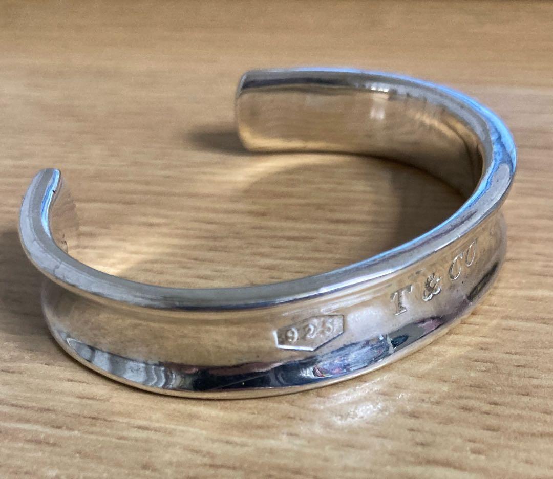 TIFFANY&Co ナロー バングル 1837 カフシルバーバングル