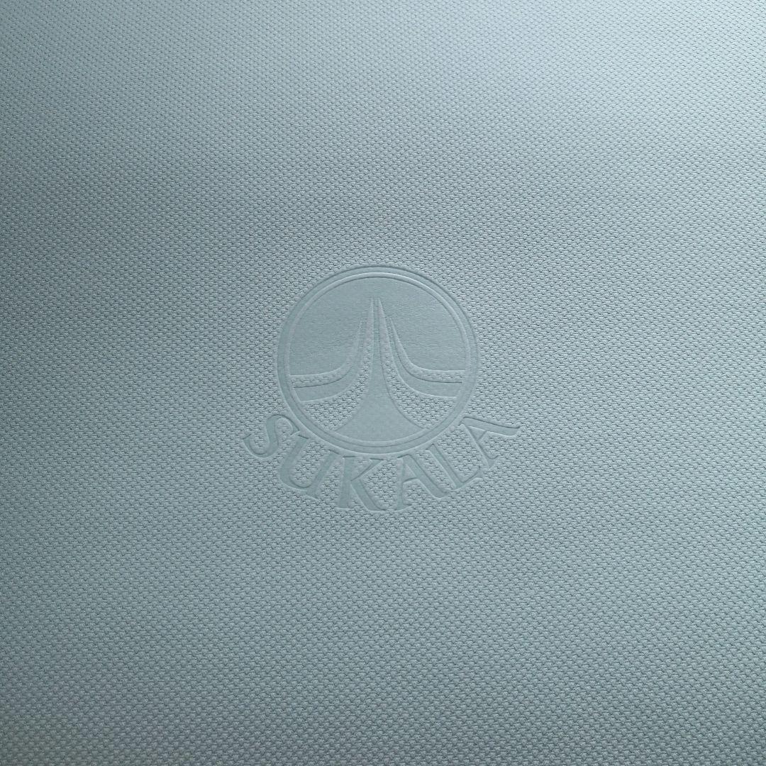 美品SUKALA ヨガマット 水色・紫色 収納バッグ付き