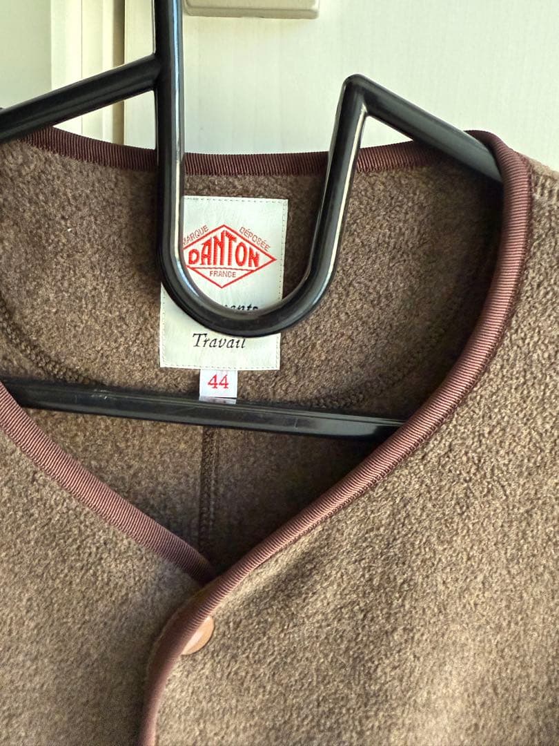 DANTON フリースジャケット サイズ44 ブラウン