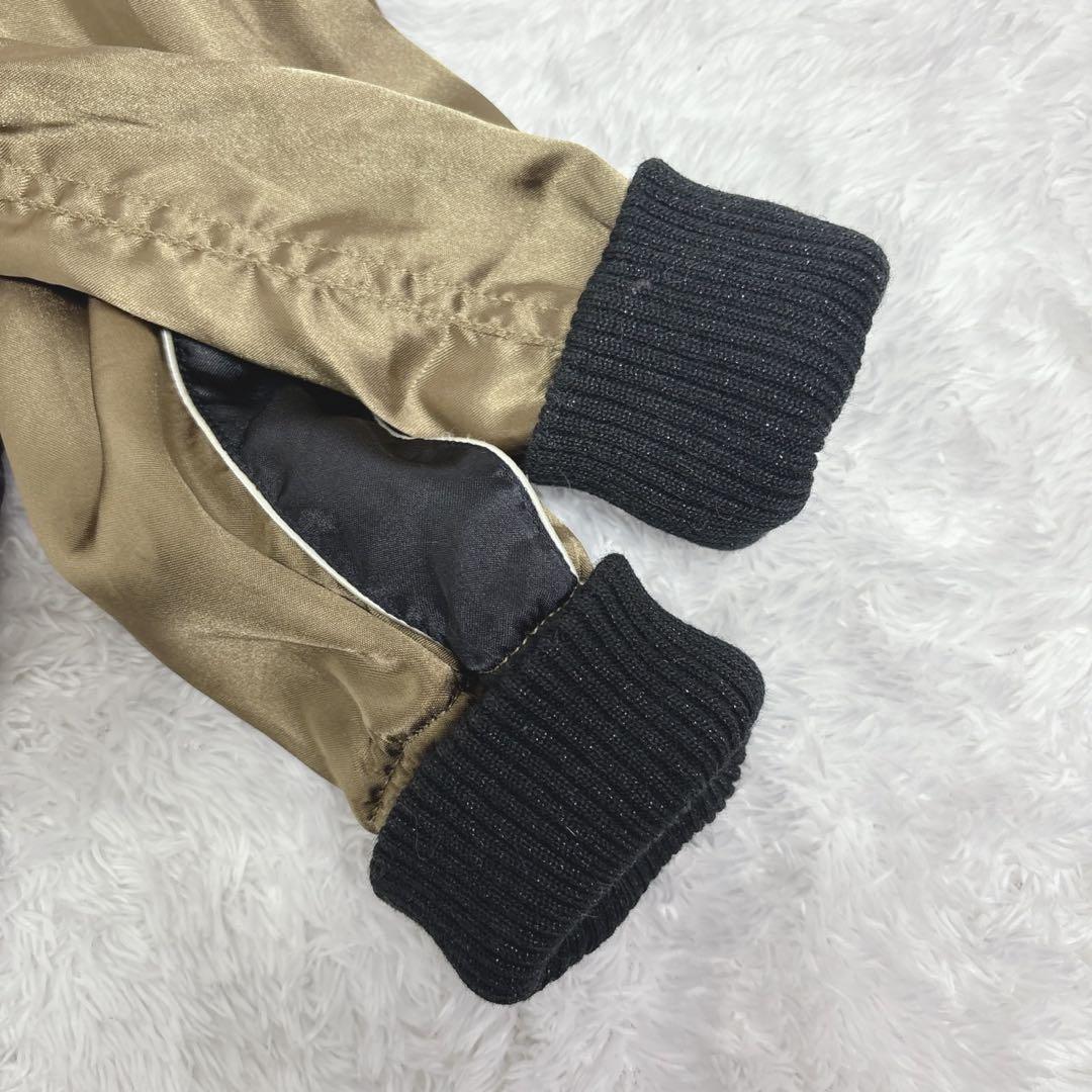 ヒステリックグラマー　ヒスガール スカジャン バイクガール 黒×金　アウター