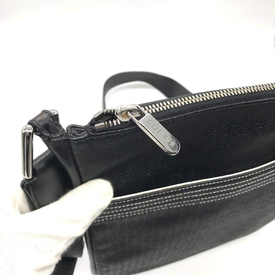 【極美品】LOEWE ロエベ リピートアナグラム ショルダーバッグ ボディバッグ