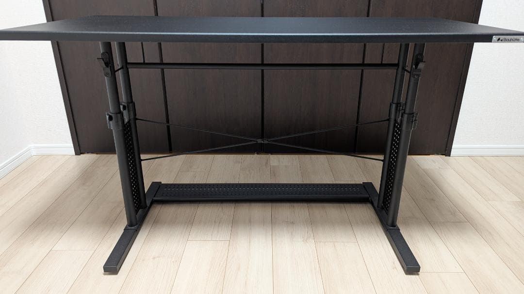 Bauhutte ゲーミングデスク昇降式 PCデスクブラック BHD-1200M